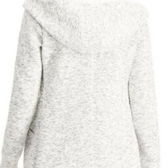 Ideology Open Front Jacket Hooded Wrap Gray XS Pockets NWT $69 - Picture 2 of 5